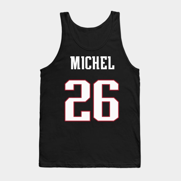 Sony Michel Patriots Tank Top by telutiga